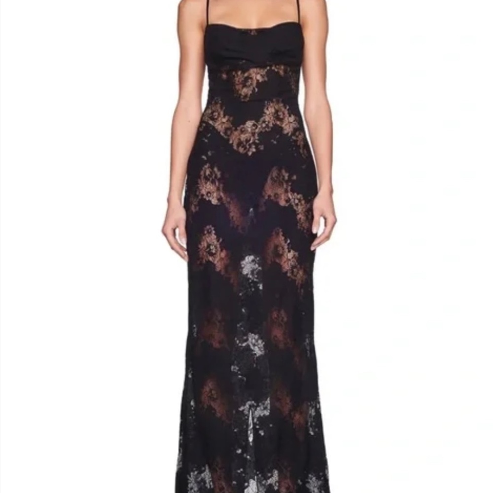I AM GIA lace black dress